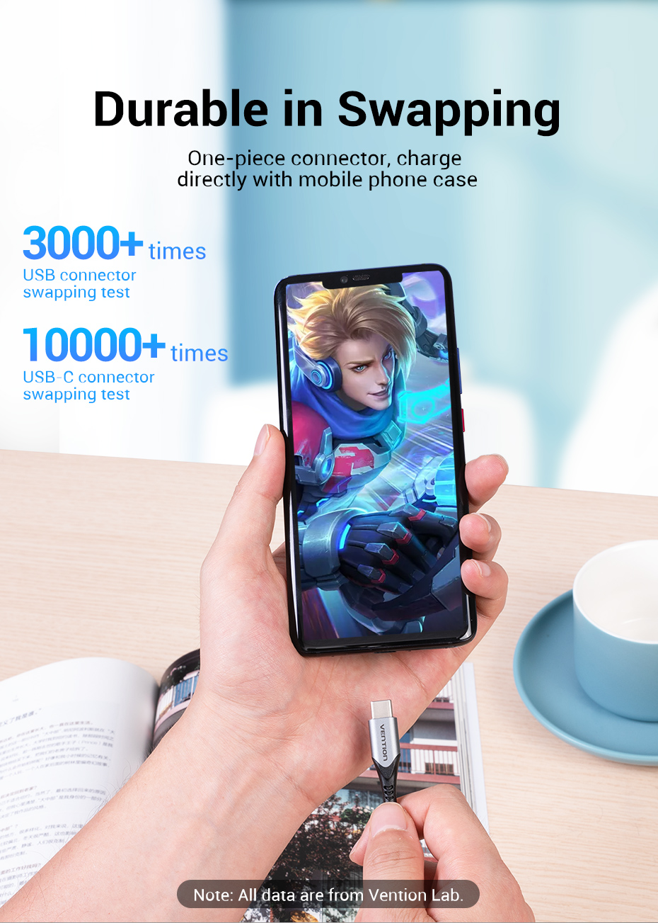Vention USB-C to USB 2.0-A Charger Cable 2M