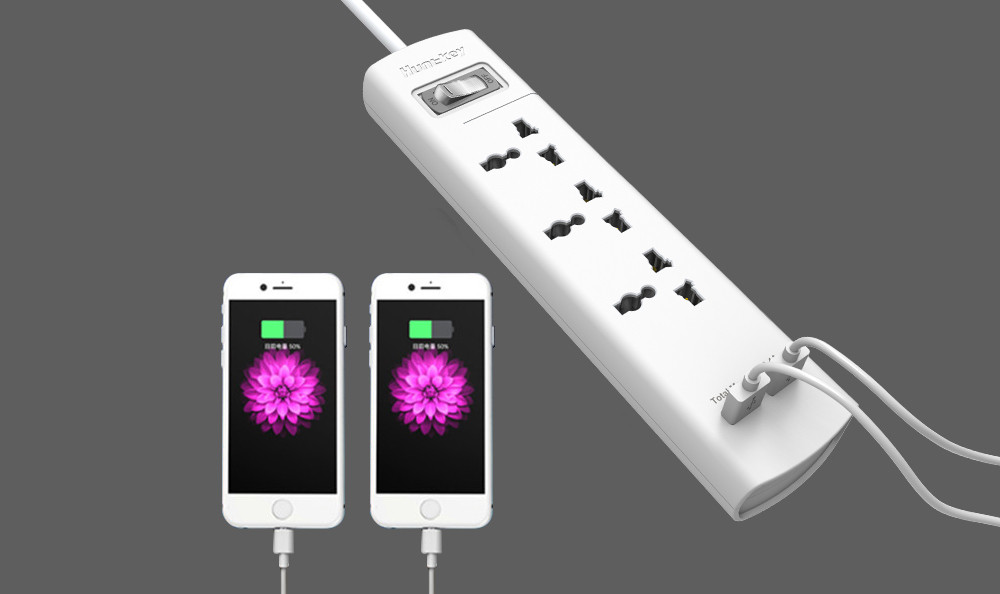 Huntkey Smart Power Strip 3 Outlet