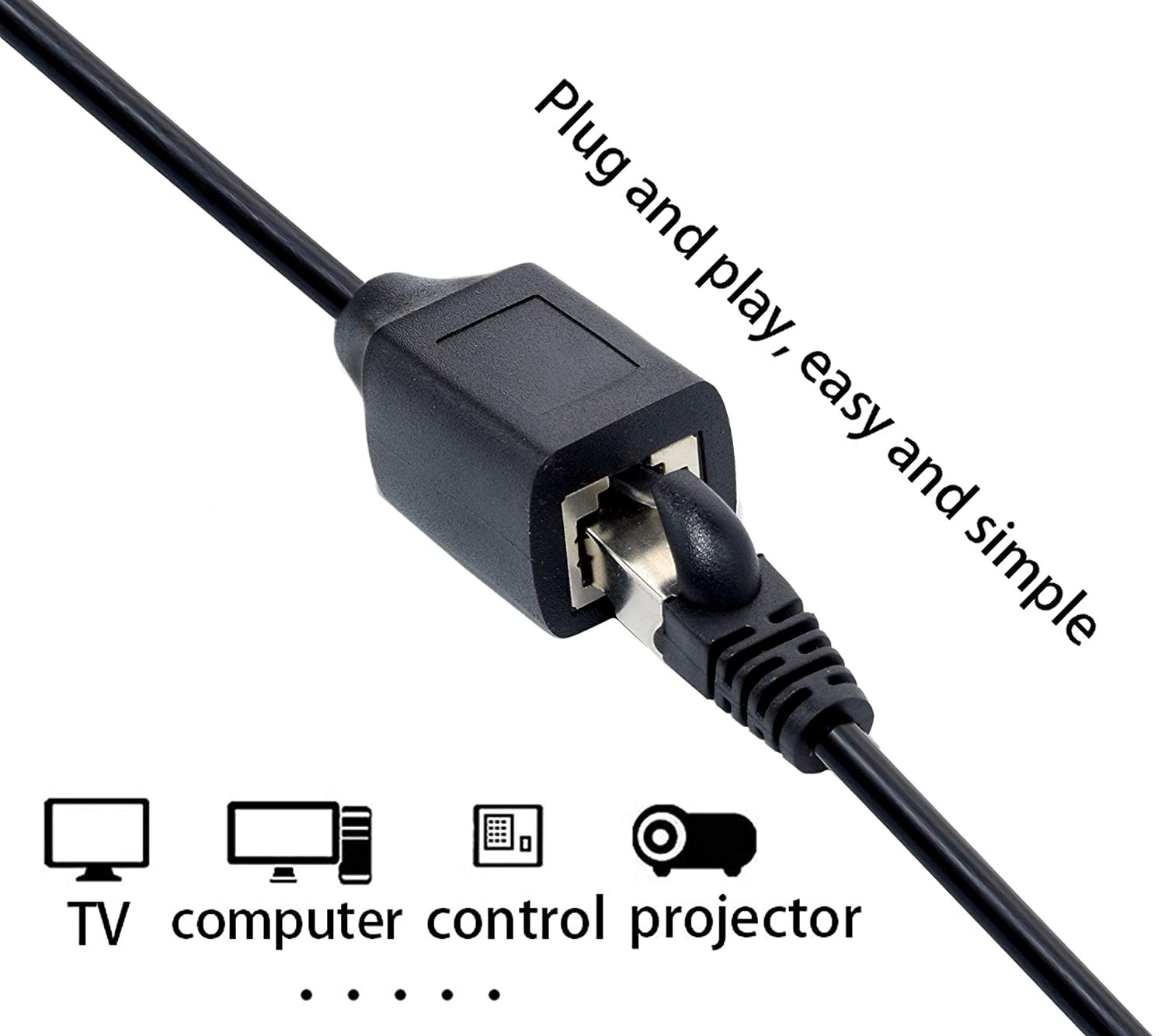 Network Cat6 Extension Patch Cable-30cm