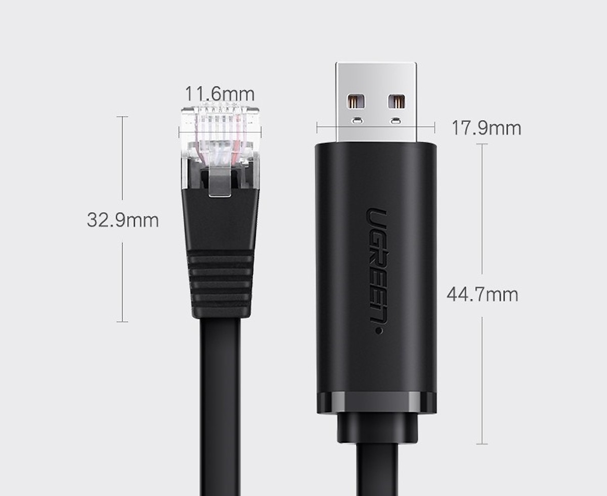 UGREEN CM204 USB RJ45 Console Cable