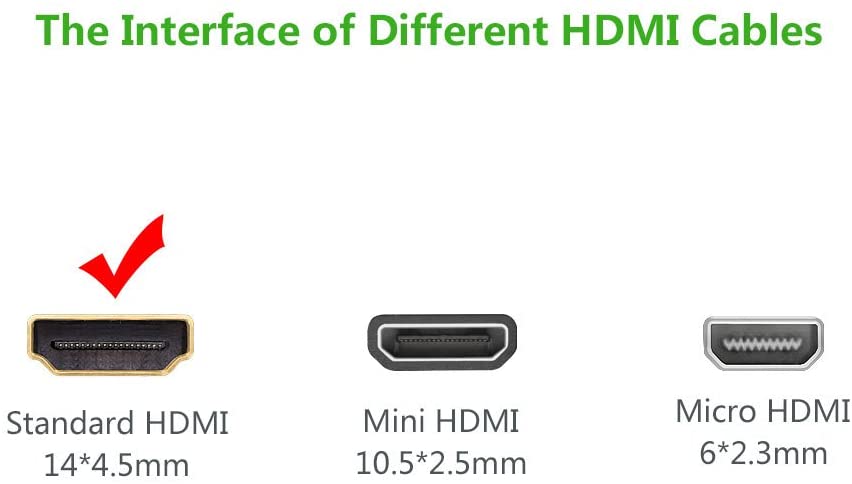 UGREEN HD101 HDMI Round Cable 5m- Yellow &Black