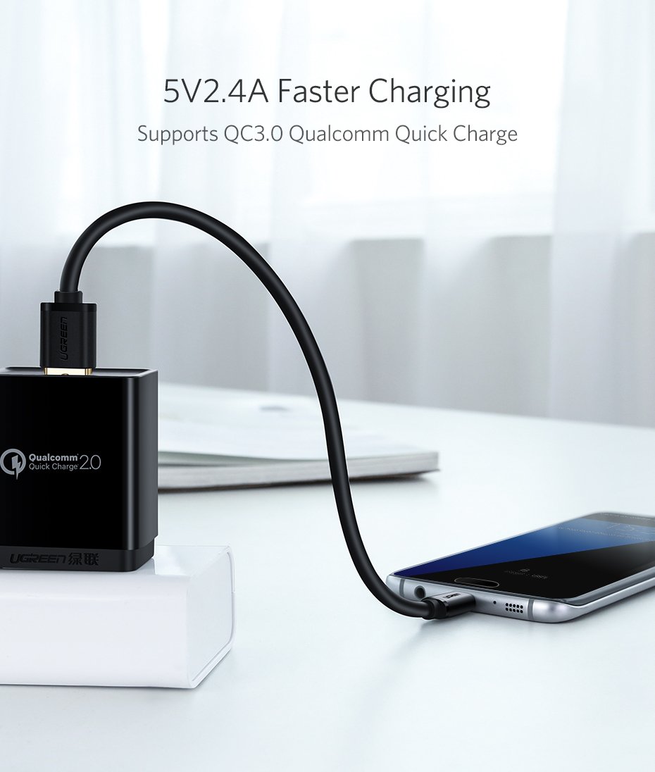 UGREEN US289 USB 2.0 to Micro Cable- 2M