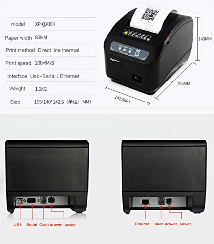 Xprinter XP-S200M Receipt Printer S200M USB/LAN