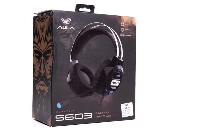 AULA S603 Wired Gaming Headset with Microphone with Mic for Phone & PC
