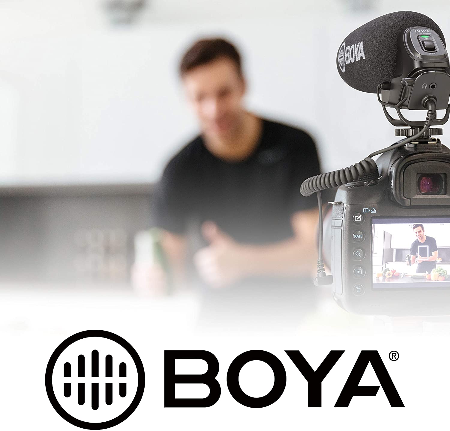 BOYA BY-BM2021 Super Cardioid Shotgun Microphone