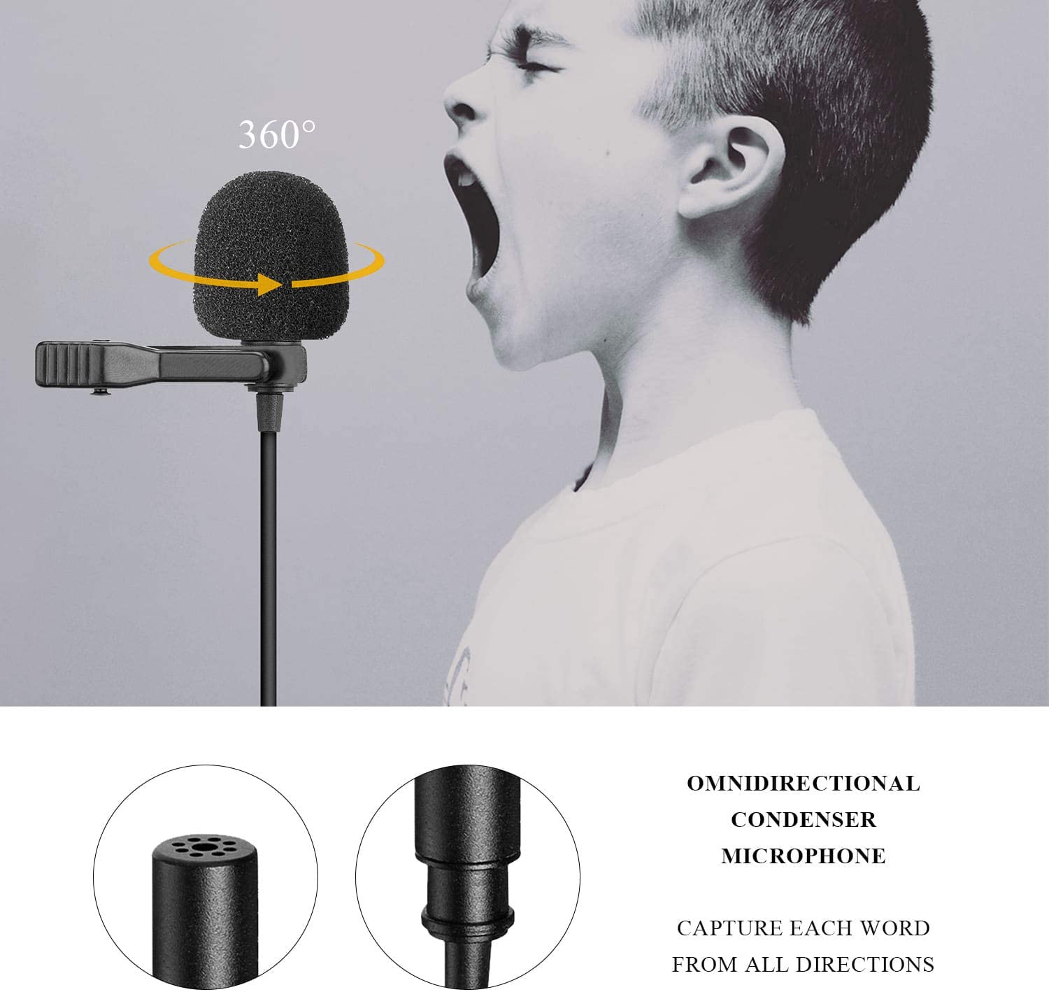 BOYA BY-M1 Lavalier Microphone Micro-Cravate
