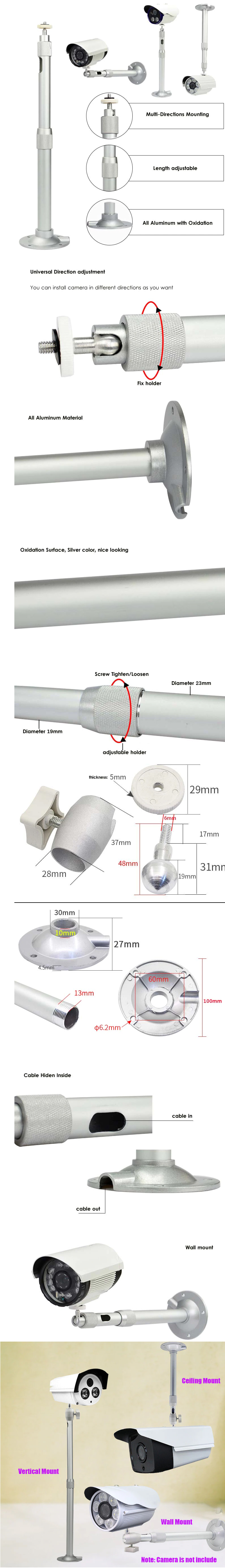 CCTV Camera Wall Mount Bracket Ceiling-120M