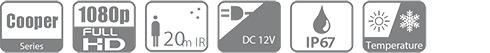 Dahua DH-HAC-B1A21 2MP HDCVI IR Bullet Camera (2.8mm)