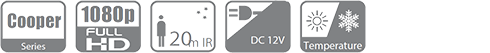 Dahua DH-HAC-T1A21 2MP HDCVI IR Eyeball Camera (2.8mm)