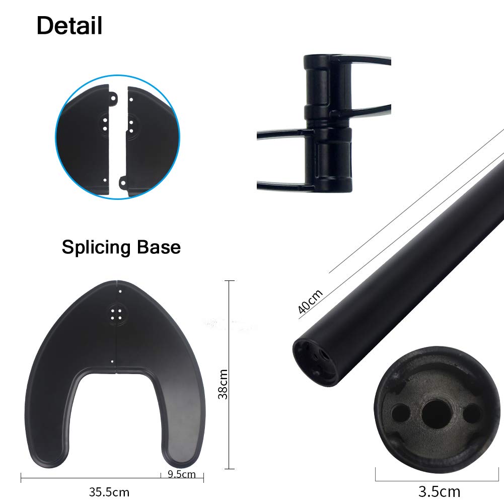 Desk Dual Screen Mount Stand Extendable Arm Monitor