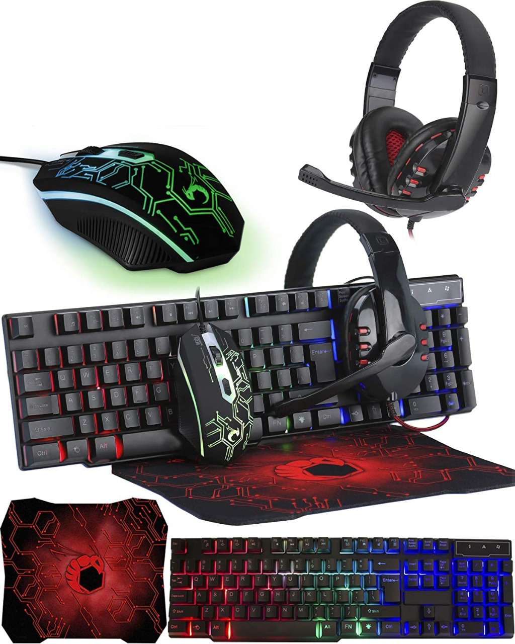 Gaming GK-690  Keyboard -Mouse & Headset combo