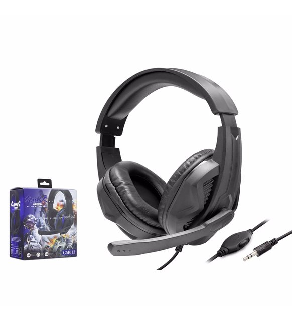 Gaming Headset GM-013 with Microphone-Black