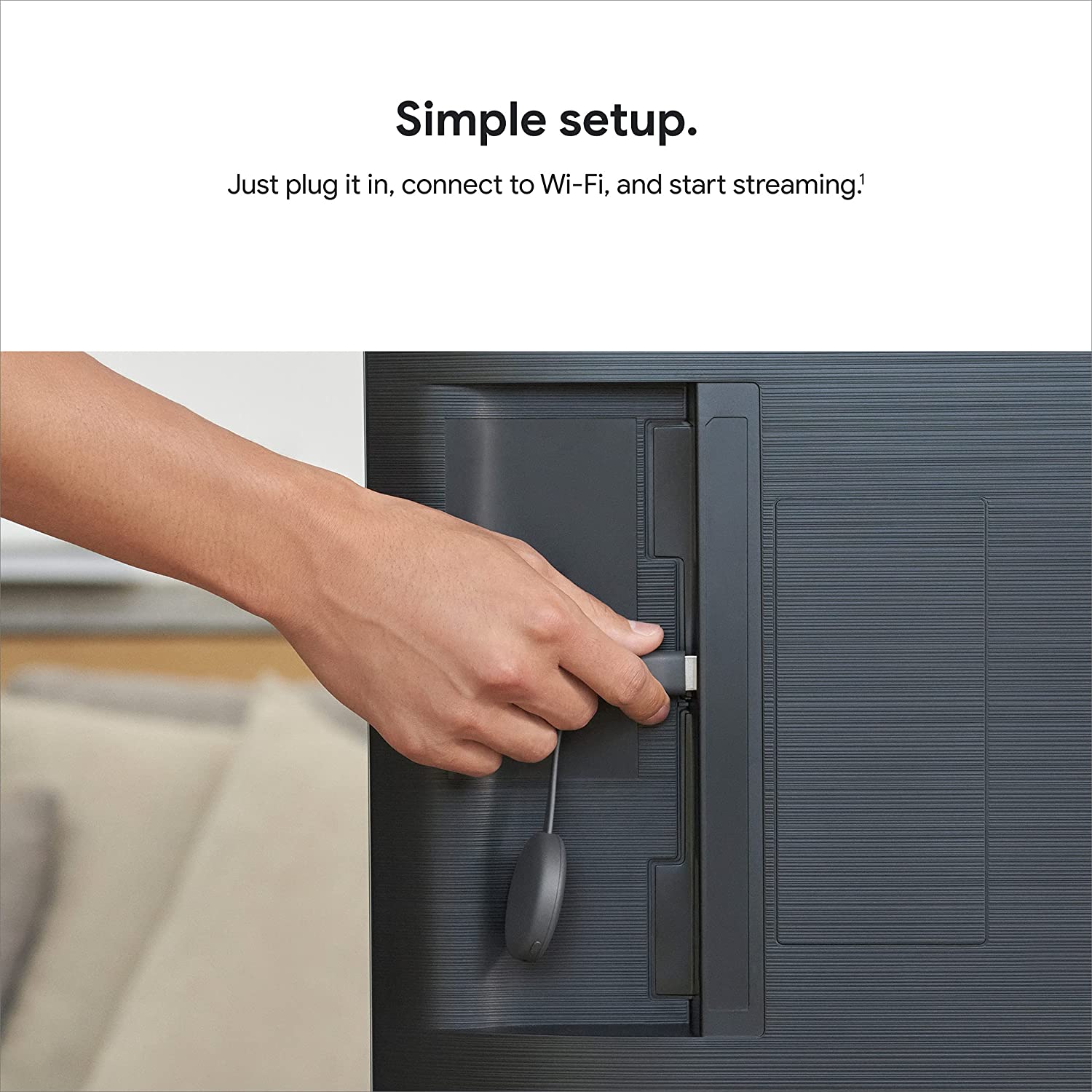 Google Chromecast V3 Streaming Device with HDMI Cable