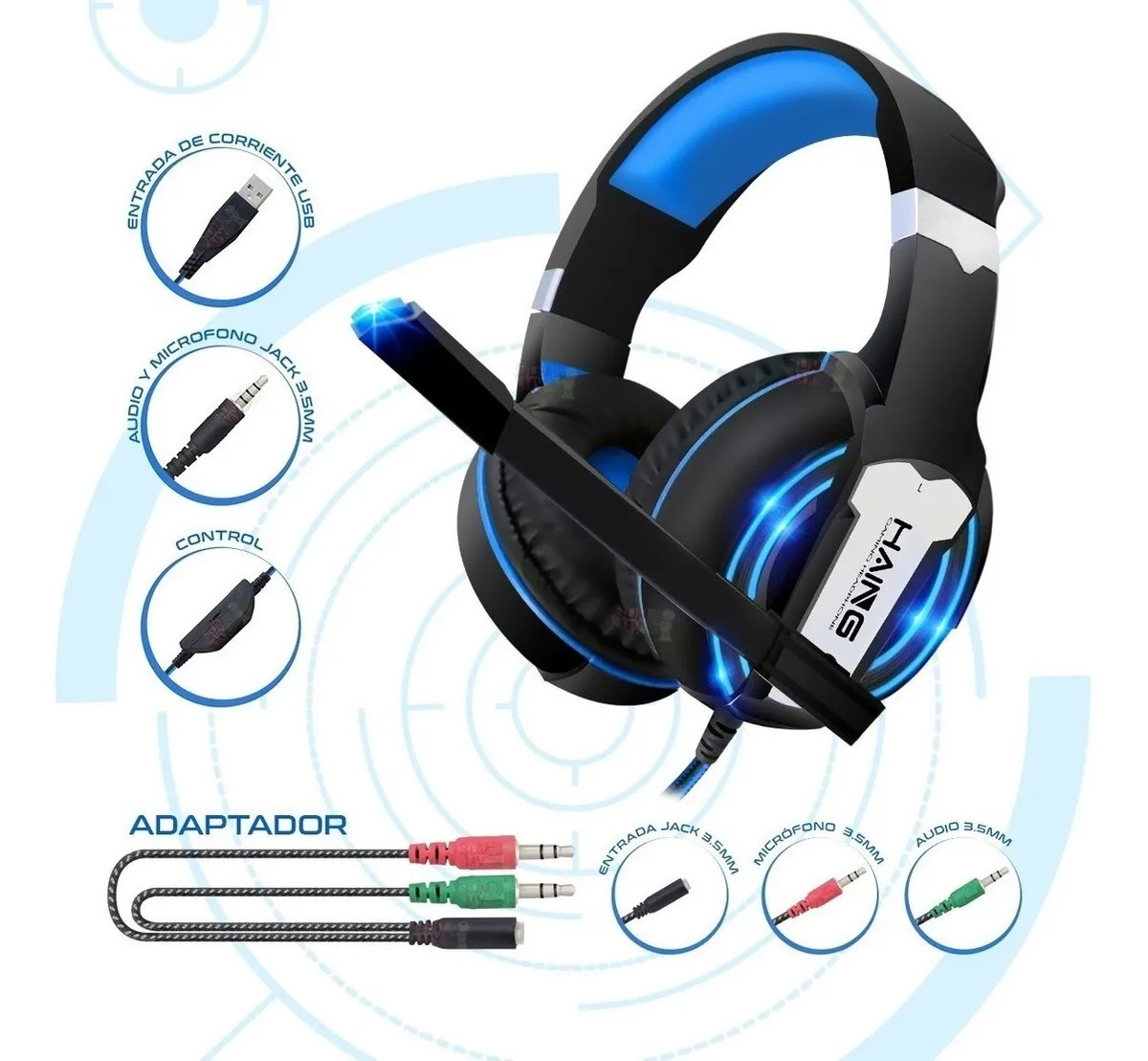 Haing Headset Gaming HG-2-Red