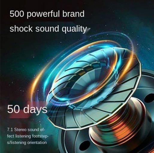 HP H120 USB 2 Pin Gaming Headset with Mic Control