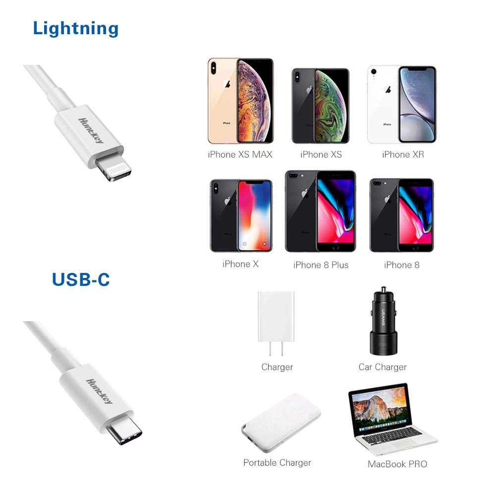 Huntkey HKCCL941000 USB-C to Lightning for Apple device 100m