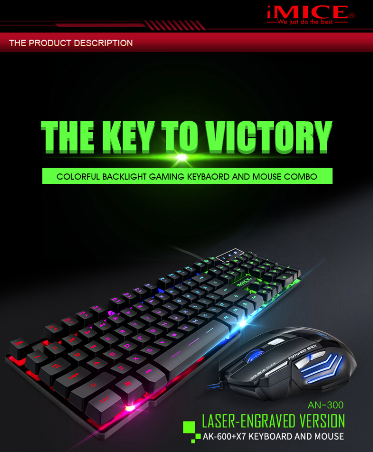 iMICE AN-300 Gaming Keyboard and Mouse Combo