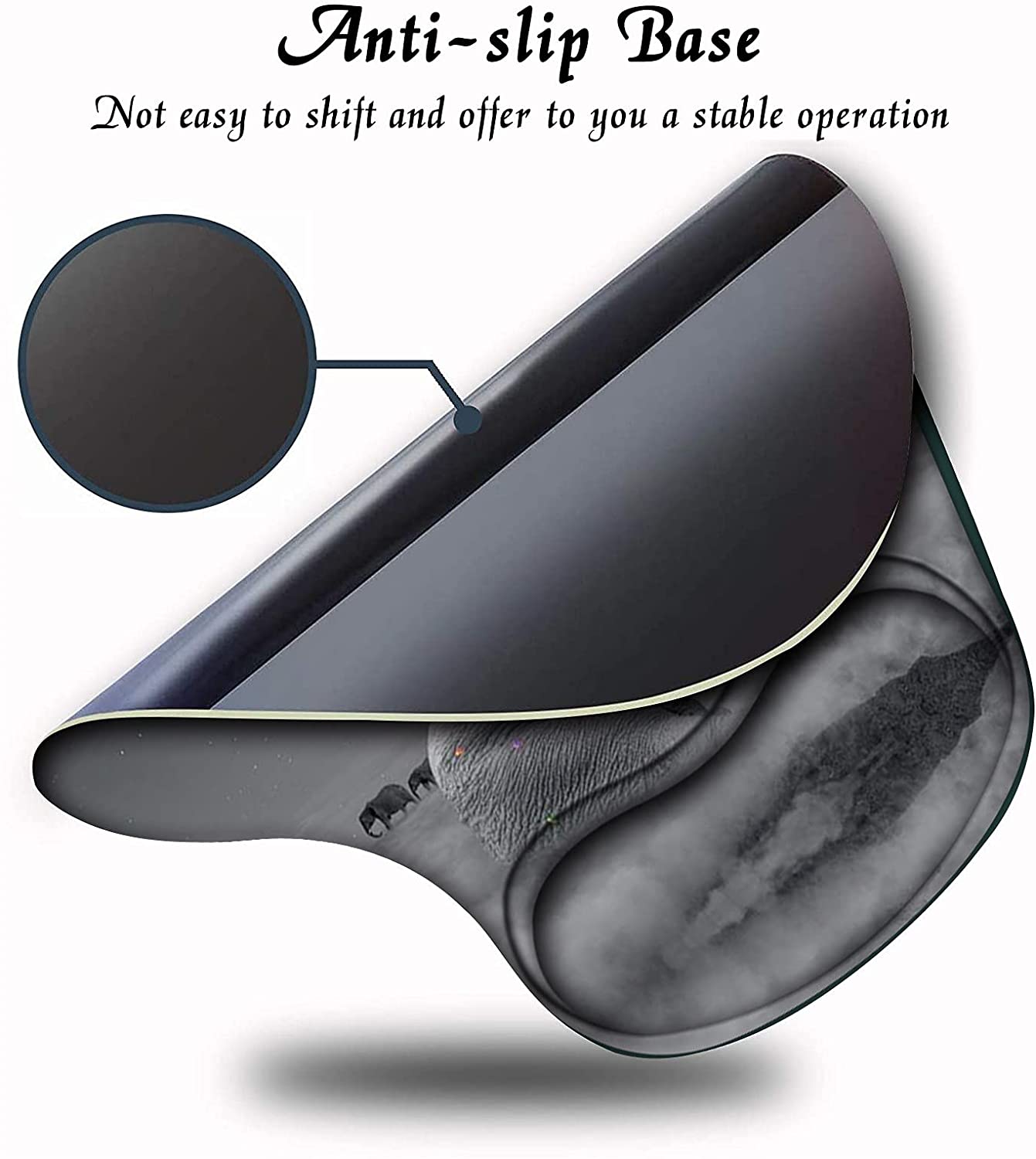 Mouse Pad with Wrist Support for Kids