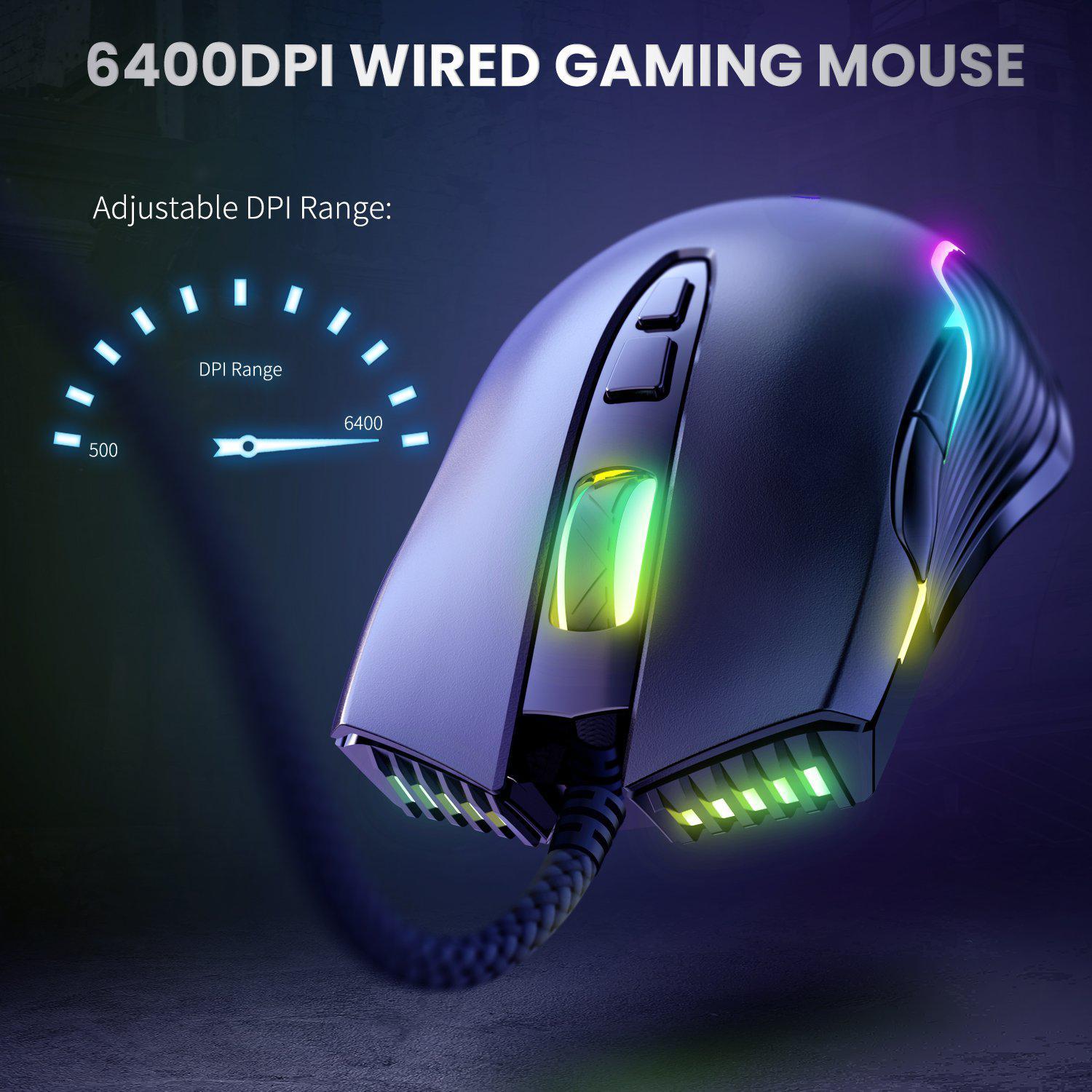 ONIKUMA CW905  Wired Gaming Mouse Optical