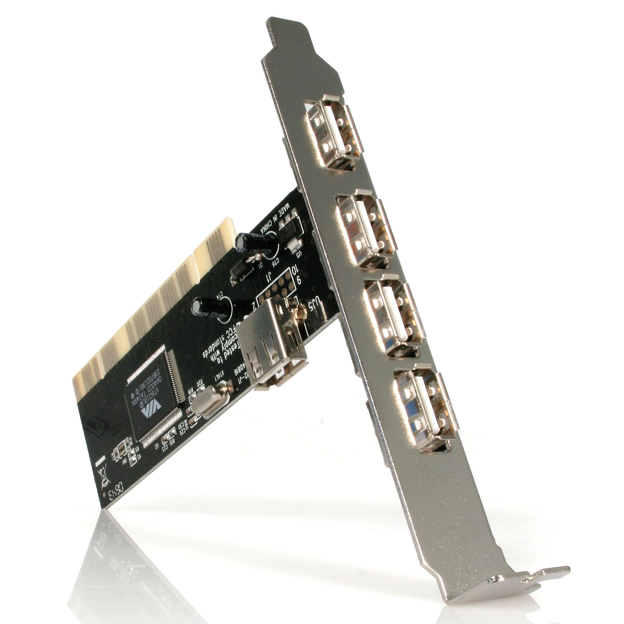 PCI USB 2.0 4Port Adapter Card-4Port