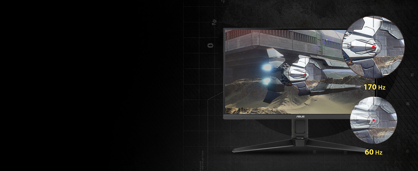 ASUS TUF VG27AQL1A 27” HDR 2K 170Hz IPS 1ms G-SYNC Compatible