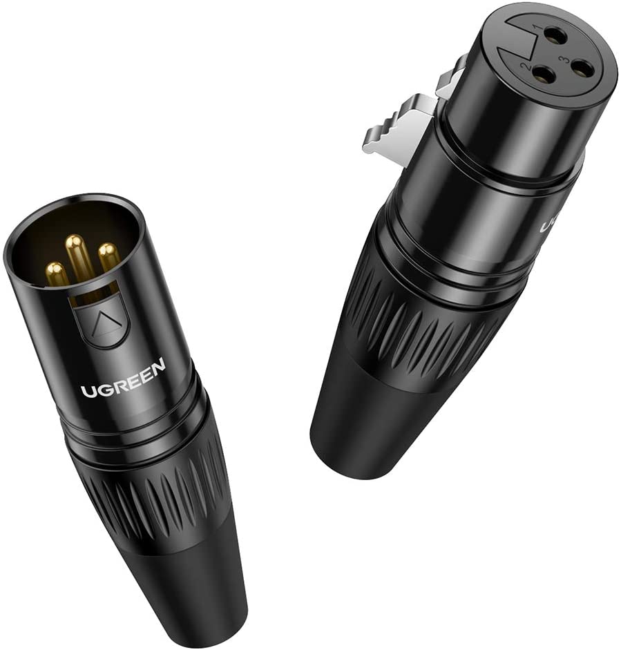 UGREEN AV162 Canon XLR Audio Connect Cable Male Microphone Adapter