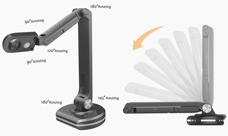 Document Camera - 8.0 Mega Pixels Auto-focus