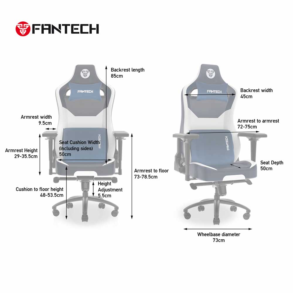 Fantech ALPHA GC-283 Gaming Chair - Blue