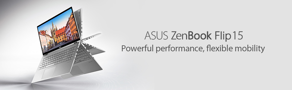 ASUS Zenbook Flip 15 UM562 Powerful performance, flexible mobility- 2-in-1 Touch Screen