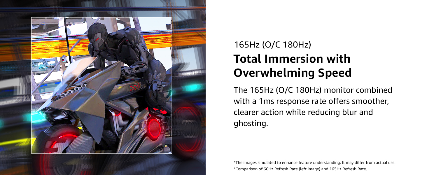 LG 27GP850-B UltraGear™ QHD Nano IPS 1ms (GtG) Gaming Monitor with 165Hz / 180Hz (Overclock)