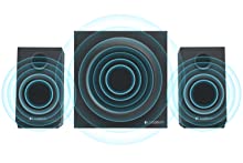 Logitech Z333 2.1 Speakers – Easy-access Volume Control, Headphone Jack – PC, Mobile Device, TV, DVD/Blueray Player, and Game Console Compatible