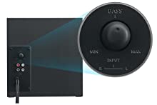 Logitech Z333 2.1 Speakers – Easy-access Volume Control, Headphone Jack – PC, Mobile Device, TV, DVD/Blueray Player, and Game Console Compatible