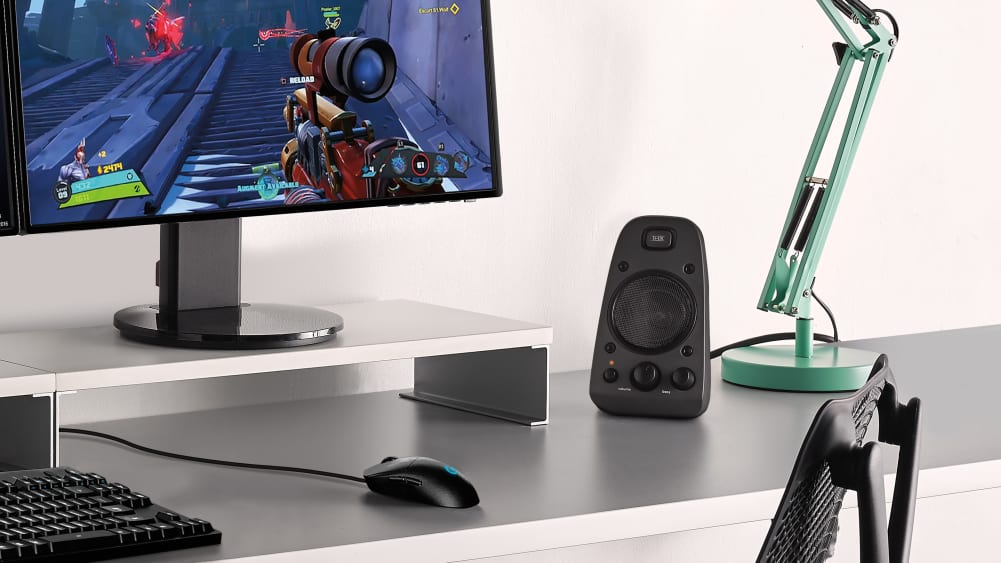 Logitech Z623 400 Watt Home Speaker System, 2.1 Speaker System - Black