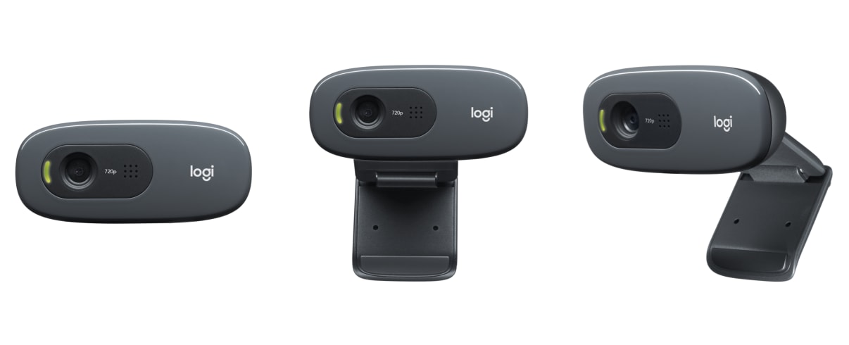 Logitech C270 HD Webcam Built-in Mic, USB 2.0