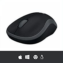 Logitech M185  WIRELESS MOUSE - Grey