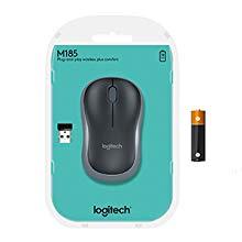 Logitech M185  WIRELESS MOUSE - Grey