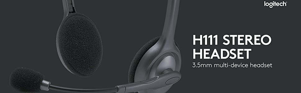 Logitech H111 STEREO HEADSET - SINGLE  JACK