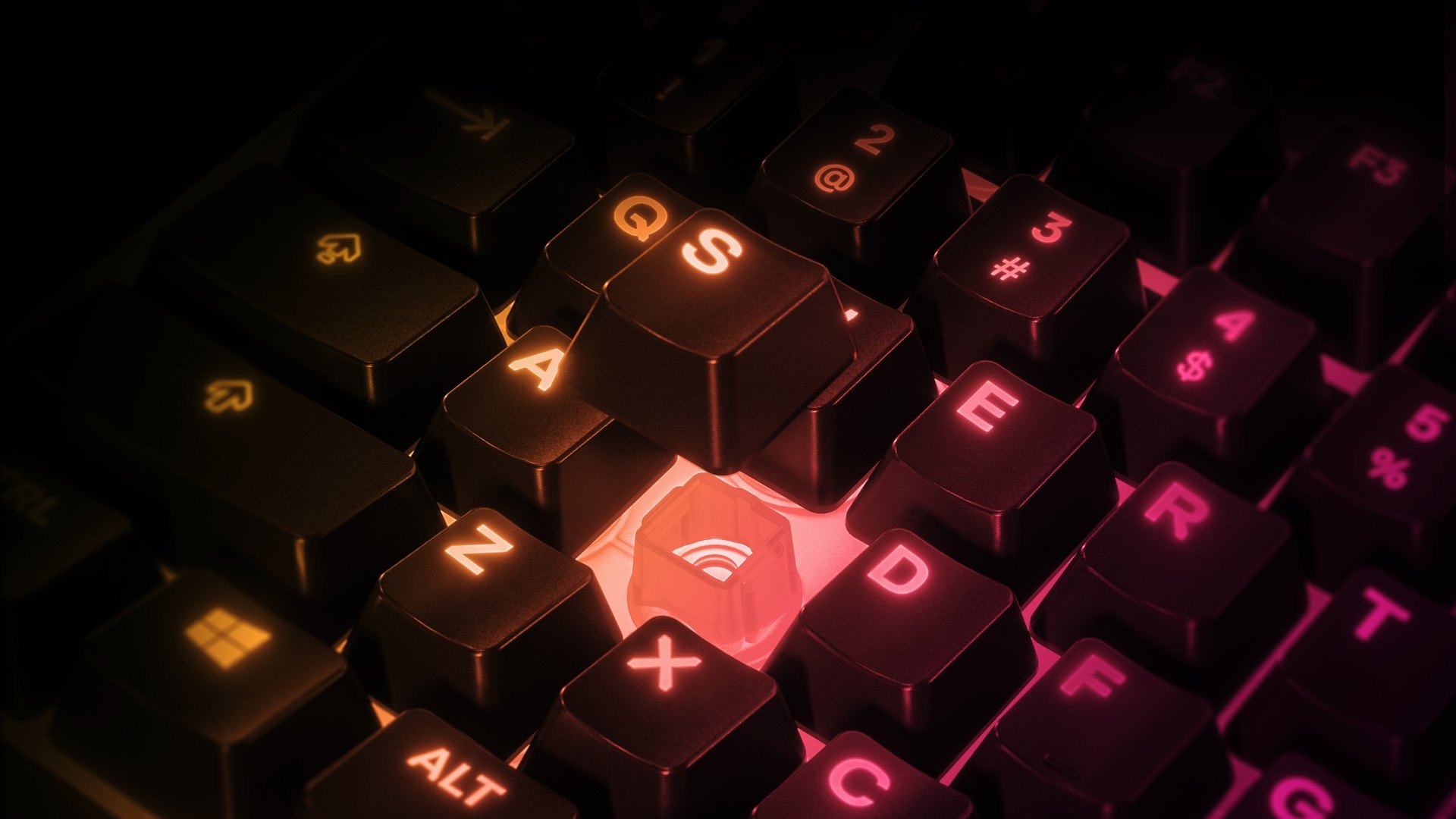SteelSeries Apex 3 TKL 8-Zone RGB IP32 Water & Dust Resistant Whisper Quiet Gaming Switch