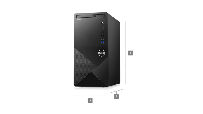Dell Vostro 3910 NEW 12Gen Intel Core i3 4-Cores Desktop Wireless & Bluetooth