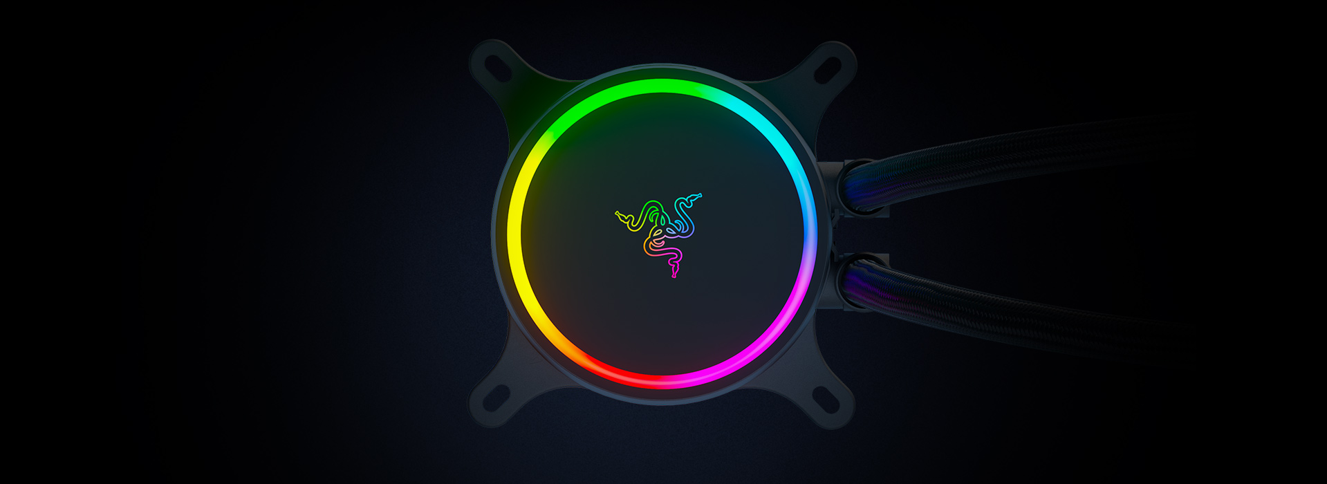 Razer Hanbo Chroma 360mm All-In-One Liquid Cooler aRGB Pump Cap Quiet Powerful aRGB Fans Silent PWM Fan RGB Chroma