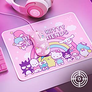 Razer DeathAdder Essential + Goliathus Medium Bundle Hello Kitty & Friends Edition