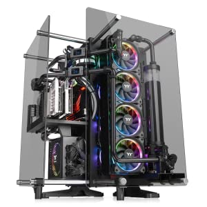 Thermaltake Core P90 Tempered Glass Mid Tower Open Frame 2-Sided Glass Viewing - Black