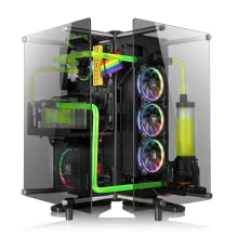 Thermaltake Core P90 Tempered Glass Mid Tower Open Frame 2-Sided Glass Viewing - Black