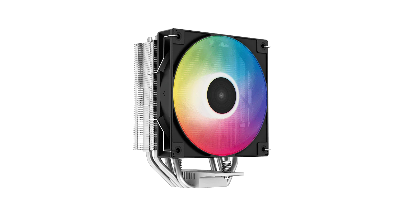 Deepcool GAMMAXX AG400 LED PWM 120mm Fan 4 Heat Pipes CPU Cooler Support LGA 1700