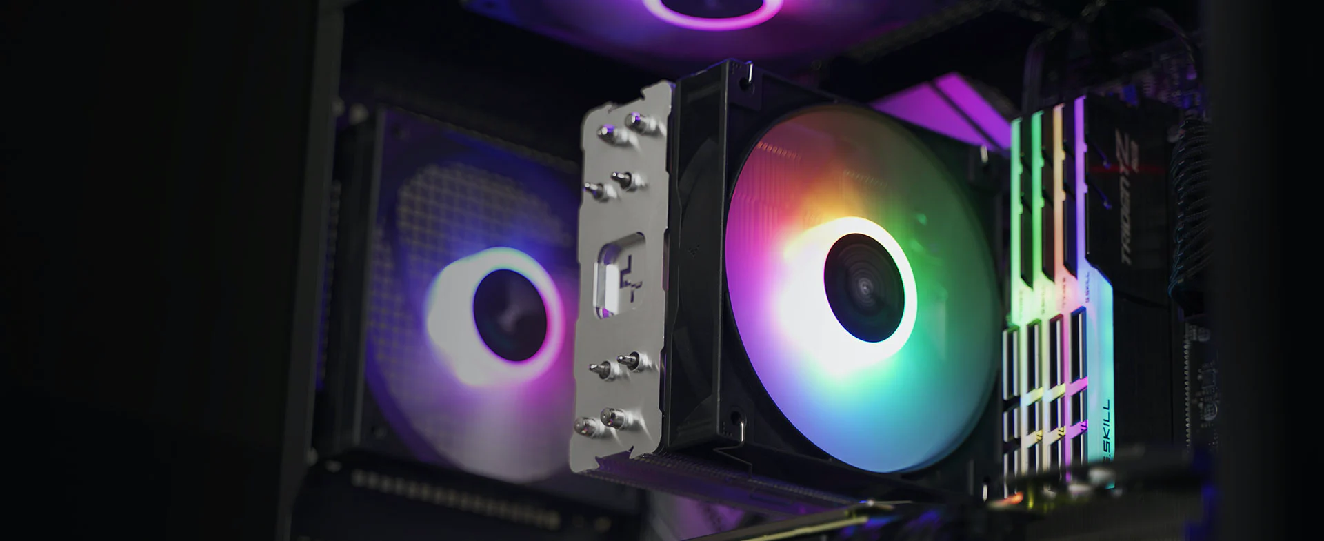 Deepcool GAMMAXX AG400 LED PWM 120mm Fan 4 Heat Pipes CPU Cooler Support LGA 1700