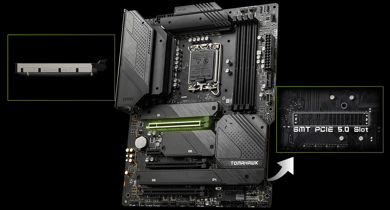 MSI MAG Z690 Tomahawk WiFi 6 DDR4 12th Gen Intel Mainboard PCIe 5.0 4x M.2 Slots