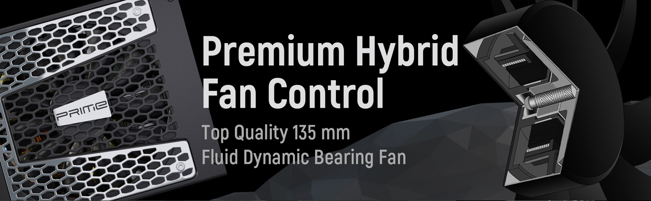 Seasonic PRIME TX-850 850W 80+ Titanium Full Modular Fan Control in Fanless Silent & Cooling Mode