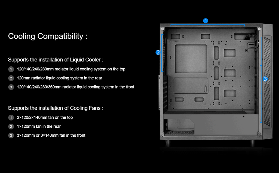 DEEPCOOL MATREXX 55 V3 Tempered Glass Gaming Case