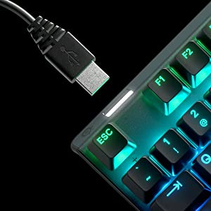 SteelSeries Apex Pro Mechanical Keyboard Adjustable Actuation Switches