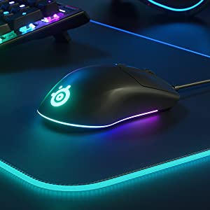 SteelSeries Rival 3 Optical Sensor Brilliant Prism RGB Lighting